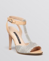 Thumbnail for your product : French Connection Open Toe T Strap Sandals - Nella High Heel