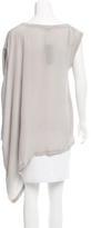 Thumbnail for your product : Rachel Zoe One-Sleeve Silk Top w/ Tags