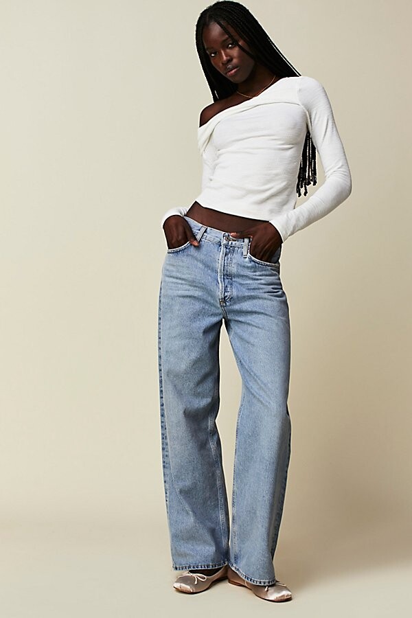 AGOLDE Low Rise Baggy Jean Jeans - ShopStyle