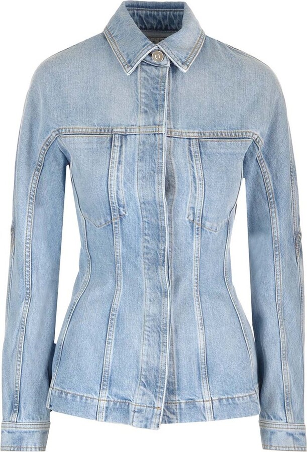 Alaia Fitted Denim Jacket - ShopStyle