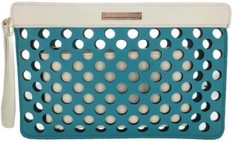 Sondra Roberts SR2 by Perforated Turquoise Wristlet