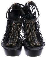 Thumbnail for your product : Alexander McQueen Leather Platform Sandals