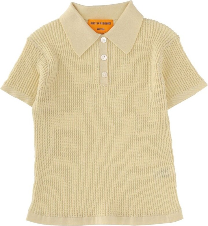 Guest In Residence Textured Polo Knitwear