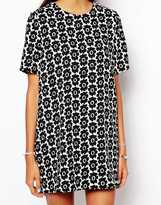 Thumbnail for your product : The Laden Showroom X Zacro Flower Power Woven T-Shirt Dress