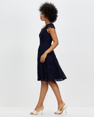 Review Women's Navy Dresses - Arcadia Dress - Size One Size, 10 at The Iconic