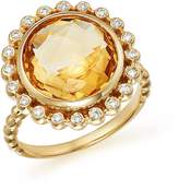 Thumbnail for your product : Bloomingdale's Citrine and Diamond Statement Ring in 14K Yellow Gold - 100% Exclusive