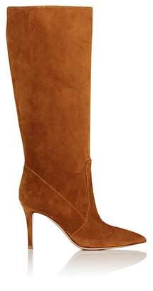 Gianvito Rossi Women's Suede Knee Boots - Med. brown