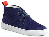 Thumbnail for your product : Del Toro Quilted Suede Chukka Sneakers