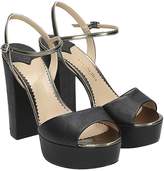 Thumbnail for your product : The Seller Plateau Black Sandals
