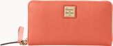 Thumbnail for your product : Dooney & Bourke Saffiano Large Zip Around Wristlet