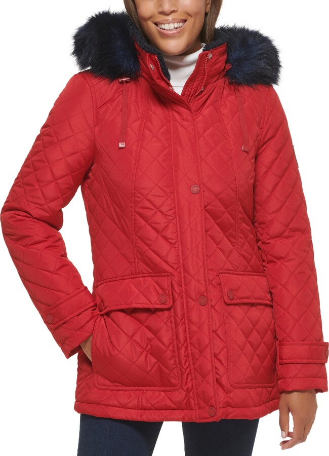 Skuffelse service At lyve Tommy Hilfiger Women's Red Outerwear with Cash Back | ShopStyle