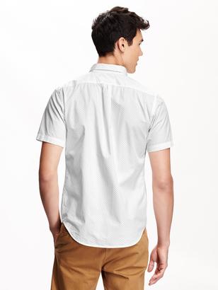 Old Navy Slim-Fit Patterned Short-Sleeved Shirts