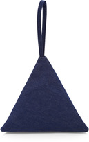 Thumbnail for your product : Slow And Steady Wins The Race Small Denim Pyramid Pouch
