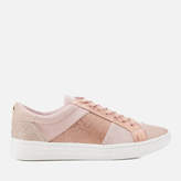 Thumbnail for your product : Dune Women's Egypt Leather Cupsole Trainers