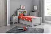 Thumbnail for your product : Julian Bowen Maine Bookcase Bed 90 cm - Dove Grey