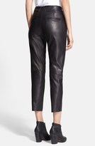 Thumbnail for your product : Rag and Bone 3856 rag & bone 'Em' Leather Crop Pants