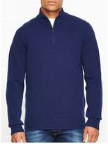 Thumbnail for your product : Hackett Lambswool Half Zip Jumper