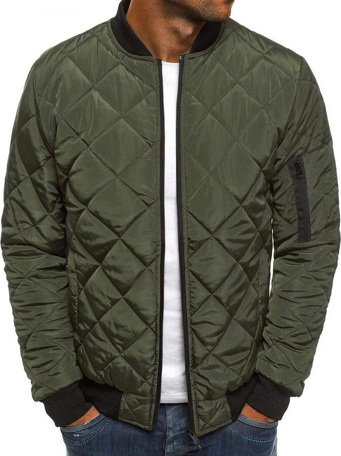 crew neck jacket mens