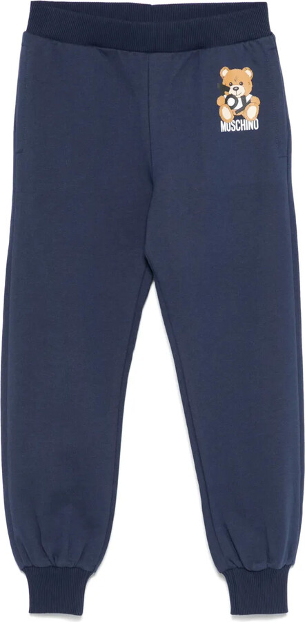 MOSCHINO BAMBINO Cotton Track Pants