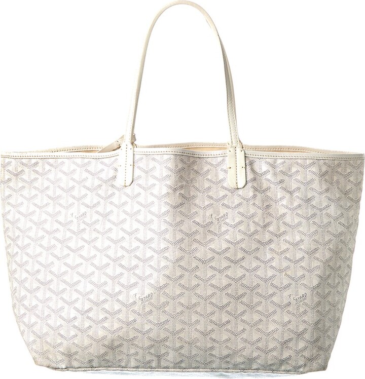 Goyard White Leather St. Louis Pm (Authentic Pre-Owned) - ShopStyle  Shoulder Bags