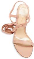 Thumbnail for your product : Gianvito Rossi Leather Ankle Wrap Sandals