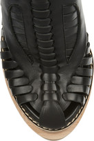 Thumbnail for your product : Proenza Schouler Huarache-style leather ankle boots