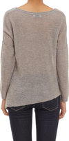 Thumbnail for your product : Barneys New York Foiled Scoopneck Pullover Sweater
