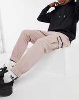 Thumbnail for your product : ASOS Dark Future cargo pants in pink