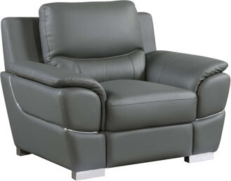 Hokku Designs Genuine Leather Chair