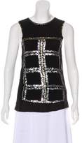 Thumbnail for your product : T-Bags LosAngeles Tbags Los Angeles Sequined Sleeveless Top