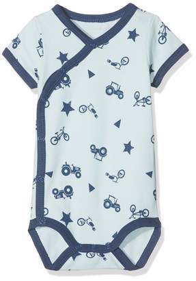 Name It Baby Boys' Nbmbody Wrap Ss Ensign Noos Footies