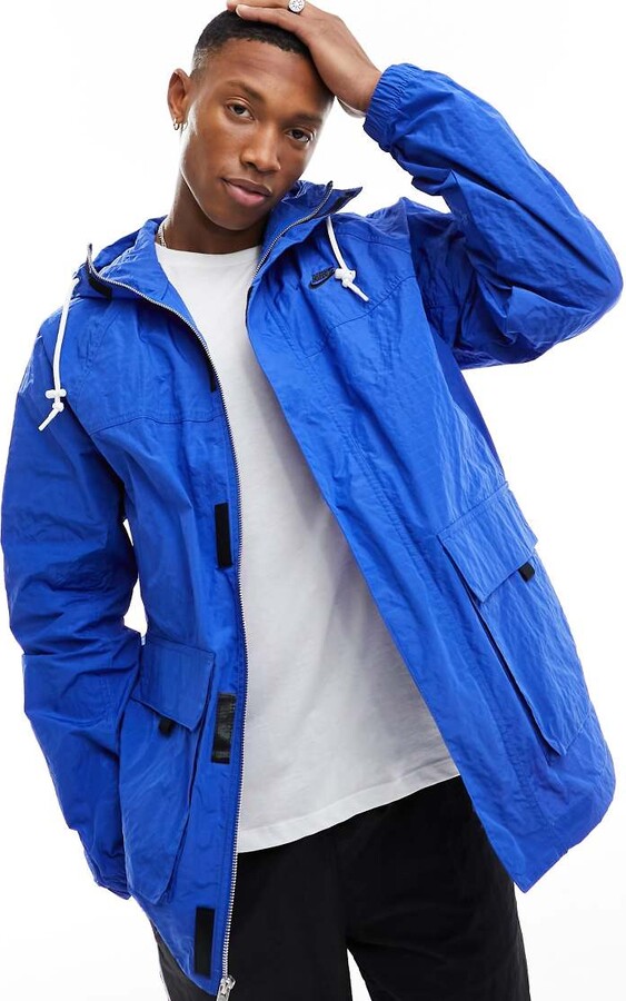nike jacket royal blue