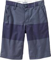 Thumbnail for your product : Old Navy Boys Striped Canvas Shorts