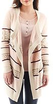 Thumbnail for your product : Arizona Aztec Print Open-Front Cardigan