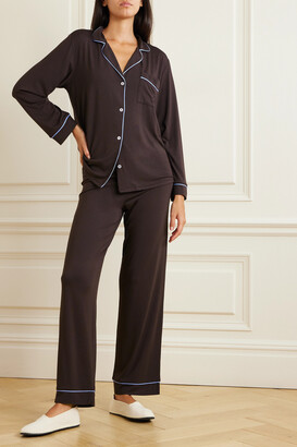 Eberjey Gisele Stretch-tencel™ Modal Pajama Set - Brown - ShopStyle