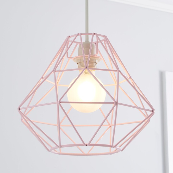 Dunelm Bremen Easy Fit Pendant Shade Pink ShopStyle