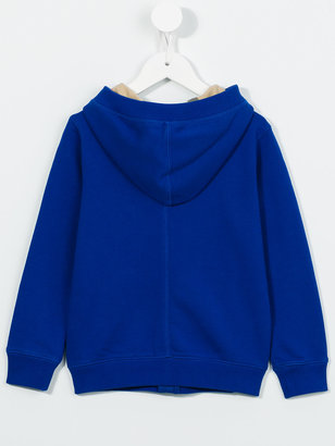 Burberry Kids - zipped hoodie - kids - Cotton - 12 yrs