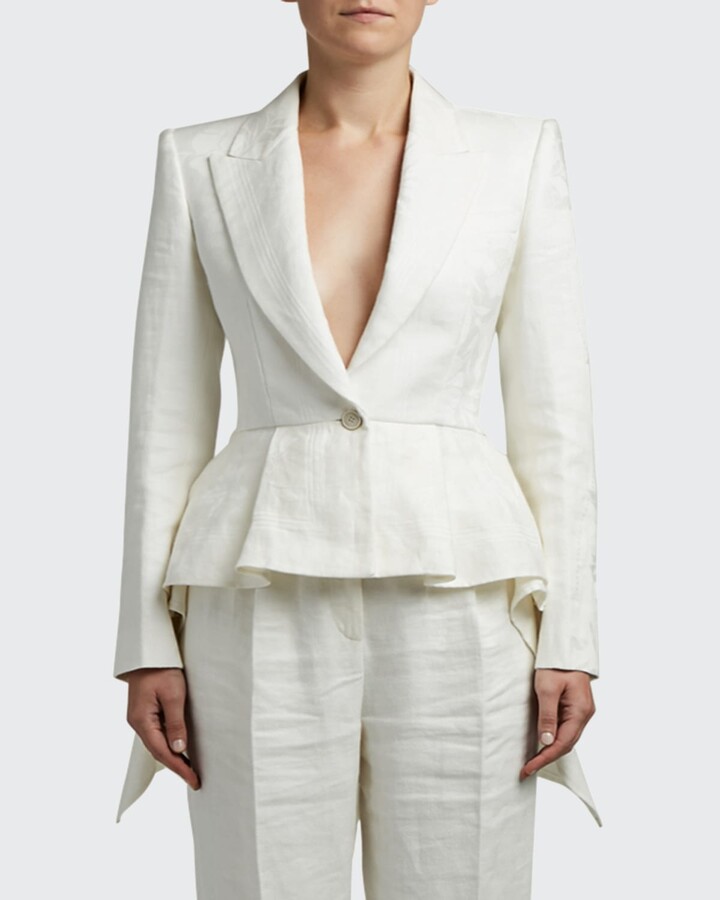 blazer peplum dress