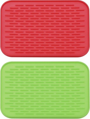 https://img.shopstyle-cdn.com/sim/ee/c1/eec11a2e8298fc49ffea5112ac79777d_xlarge/unique-bargains-dish-drying-mat-set-under-sink-drain-pad-heat-resistant-suitable-for-kitchen-red-green.jpg