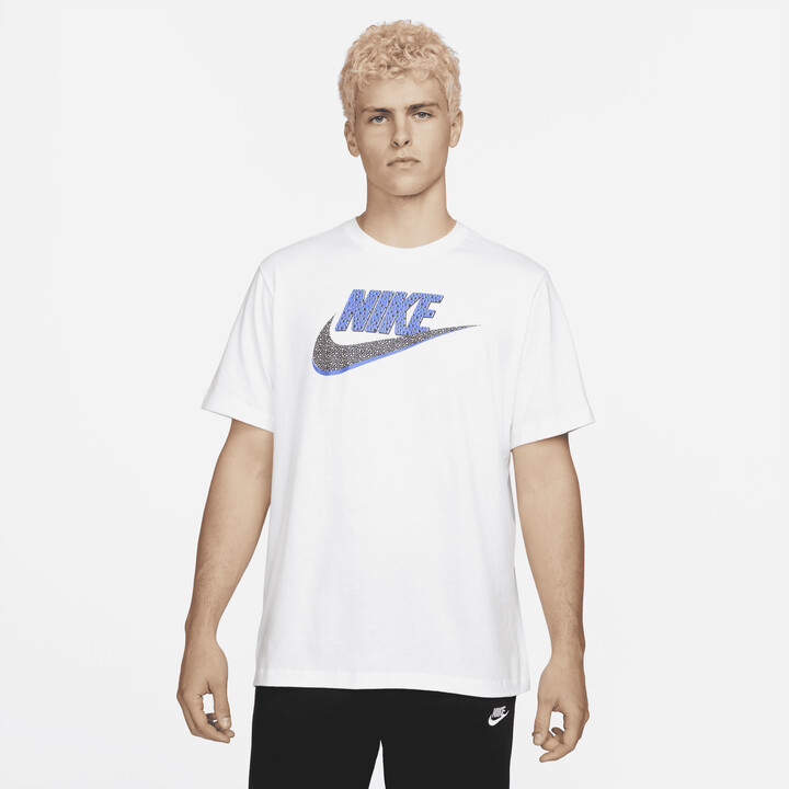 Nike Men's Sportswear Futura T-Shirt in White - ShopStyle
