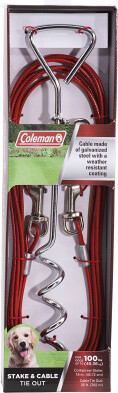 TJMAXX 25Ft Stake And Cable Dog Tie Out