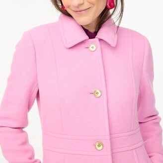 J.Crew Factory Women's Petite Wool-Blend Lady Coat - ShopStyle