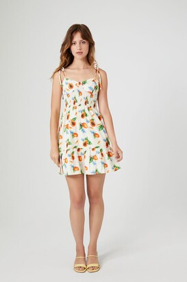 Forever 21 Tropical Fruit Print Mini Dress - ShopStyle