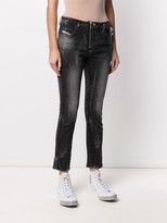 Thumbnail for your product : Diesel Vintage Wash Cropped Jeans