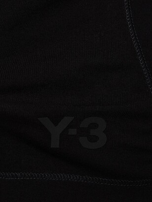 Y-3 Fitted Long Sleeve Cotton T-shirt