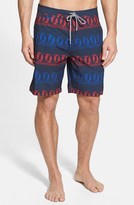 Thumbnail for your product : Surfside Supply 'Sailboat - Kyle' Quick Dry Stretch Board Shorts (Online Only)