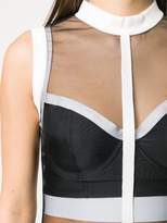 Thumbnail for your product : Balmain sheer bodysuit