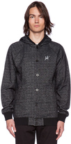 Thumbnail for your product : HUF Script Script Cadet Button Up Hoodie