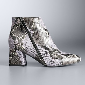 simply vera wang white boots