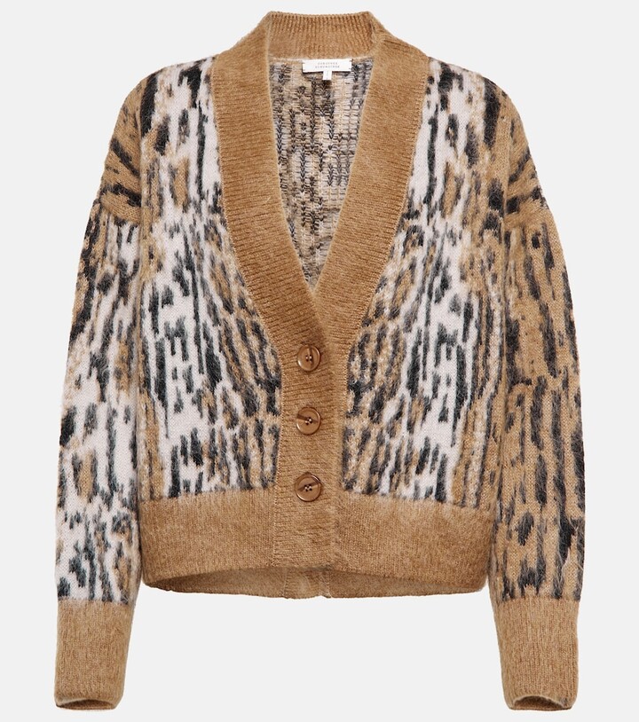 Dorothee Schumacher Leopardprint mohairblend cardigan ShopStyle